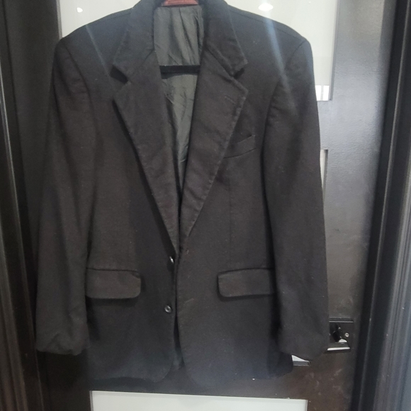Loro Piana Other - Loro Piana 100% Cashmere Nordstrom classic Mens Blazer Charcoal Black Sz 36